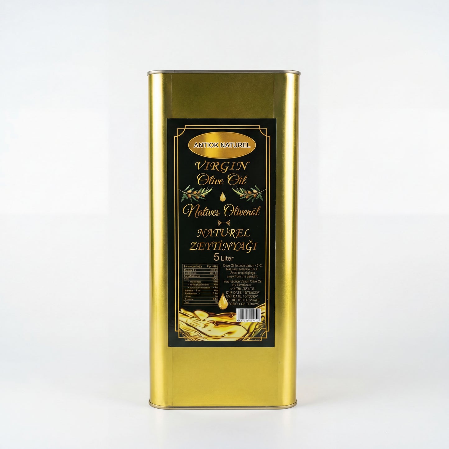 5L Natives Olivenöl Extra – Naturbelassen & Traditionell Hergestellt