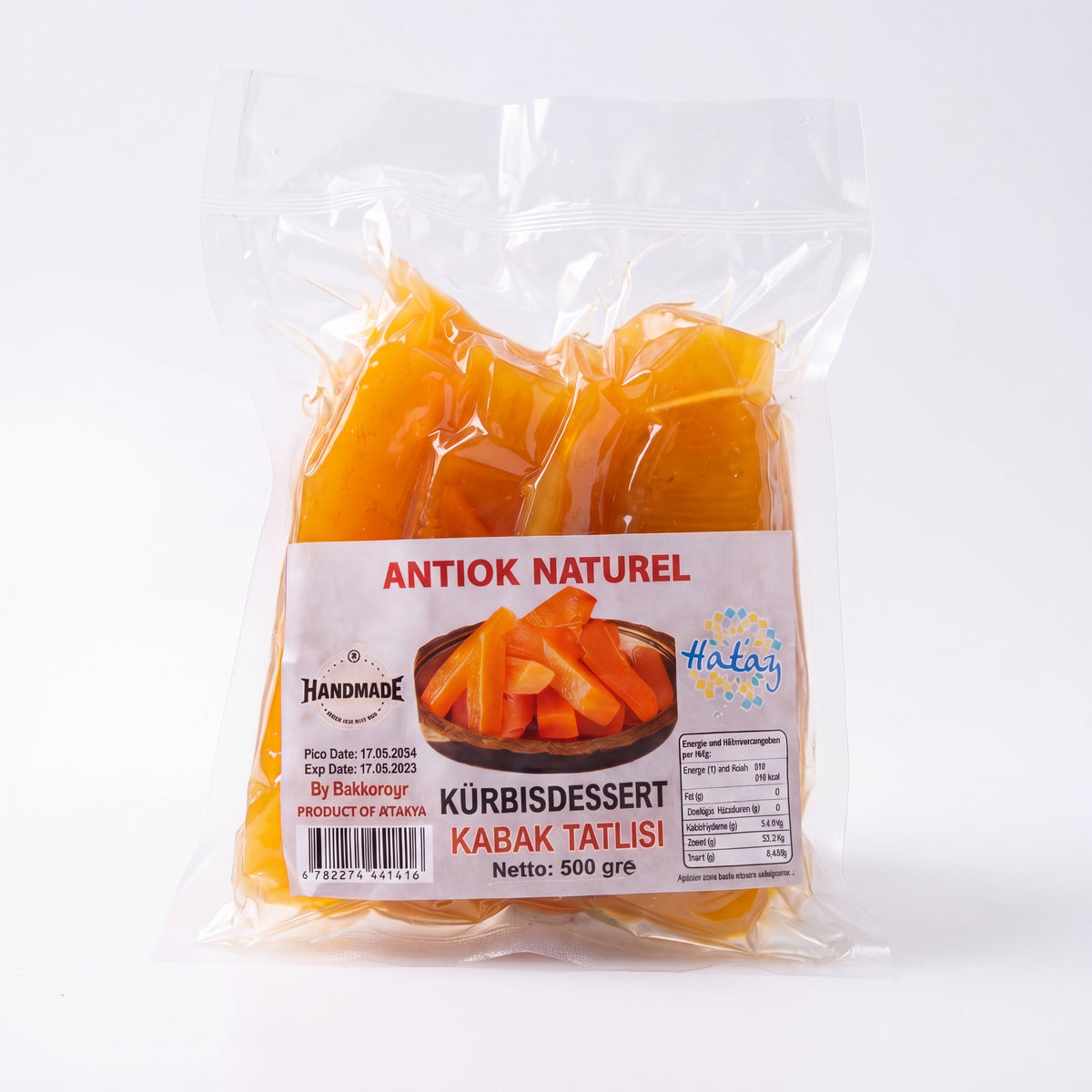 500g Handgemachtes Kürbisdessert – Nach Traditioneller Rezeptur